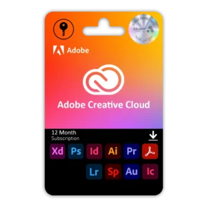 Adobe Creative Cloud 12‑month subscription