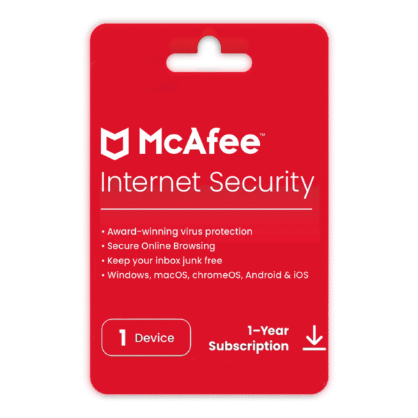 McAfee Internet Security - 1 Device for 1 Year - Image 1