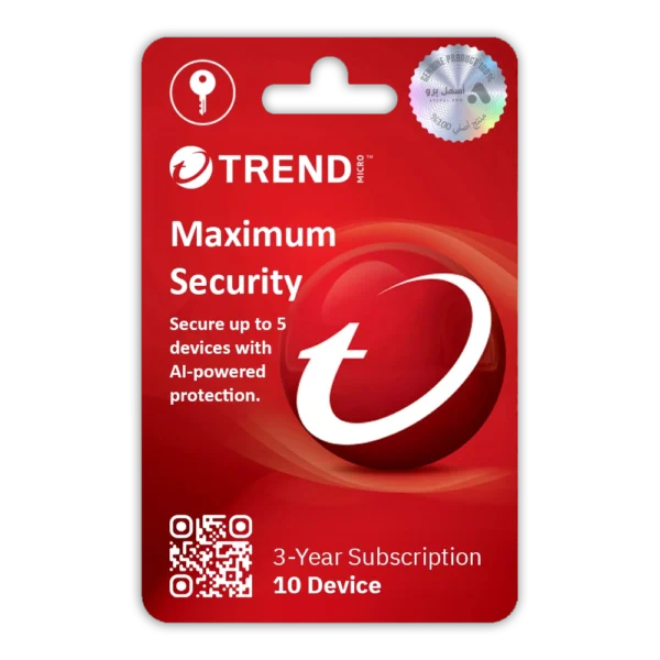 Trend Micro Maximum Security - 3 Years for 10 Devices - Image 1